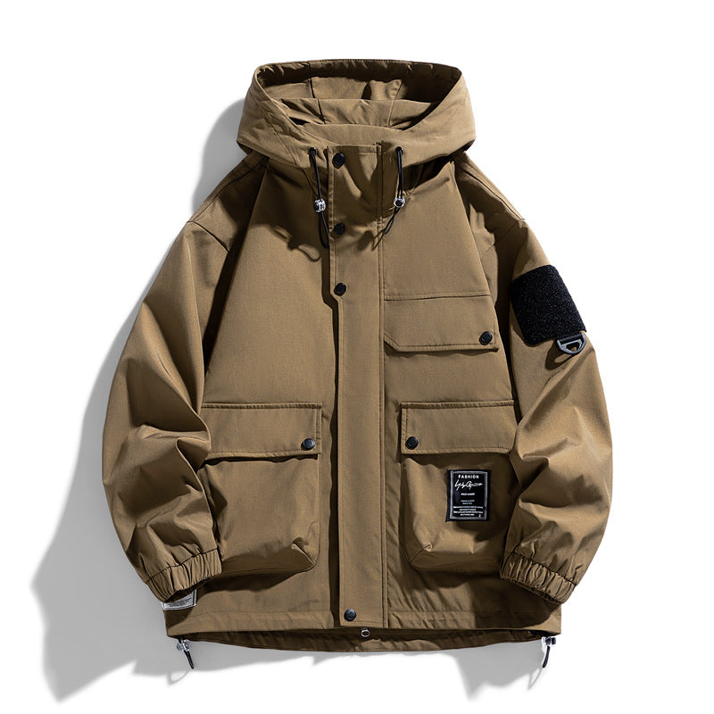Straight Hem Spring & Autumn Jackets in Multiple Colors and Sizes