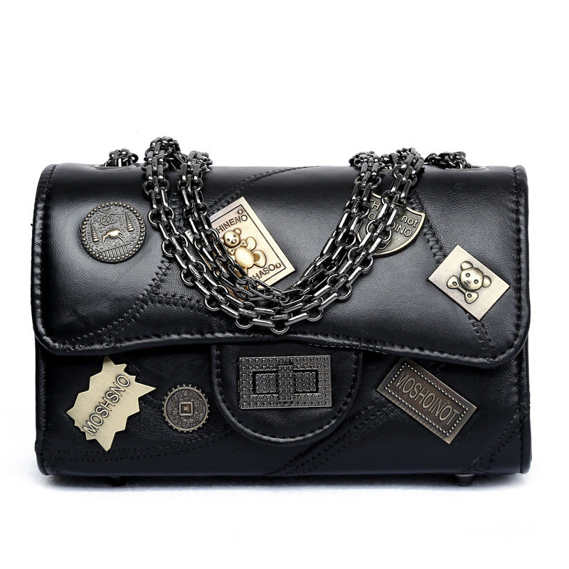 Sheepskin Pillow Chain Shoulder Bag