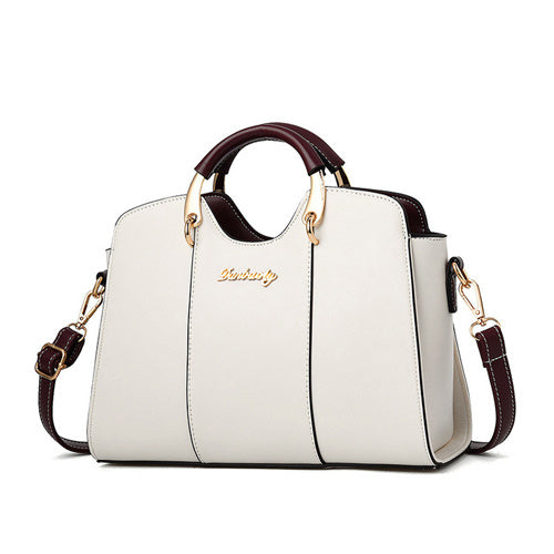 Designer PU Shoulder Bag for Women 28.5x27x10cm Wine Red Black Pink Beige
