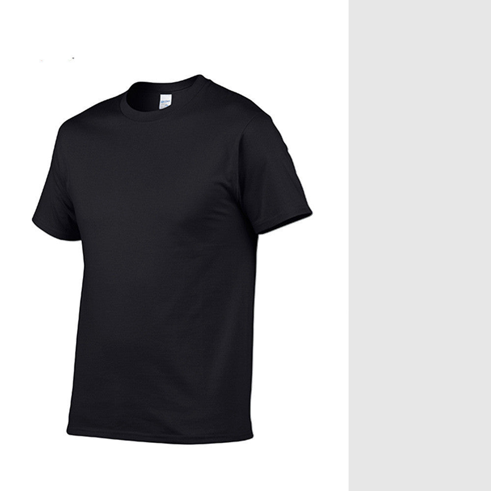 Men's Solid Color Short Sleeve Printed T-Shirt Overalls
