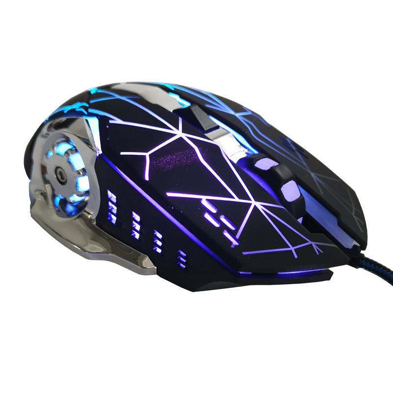 Wired 5500DPI Optical Gaming Mouse with 7-Color LED Backlight, 7 Buttons USB for PC Laptop Desktop