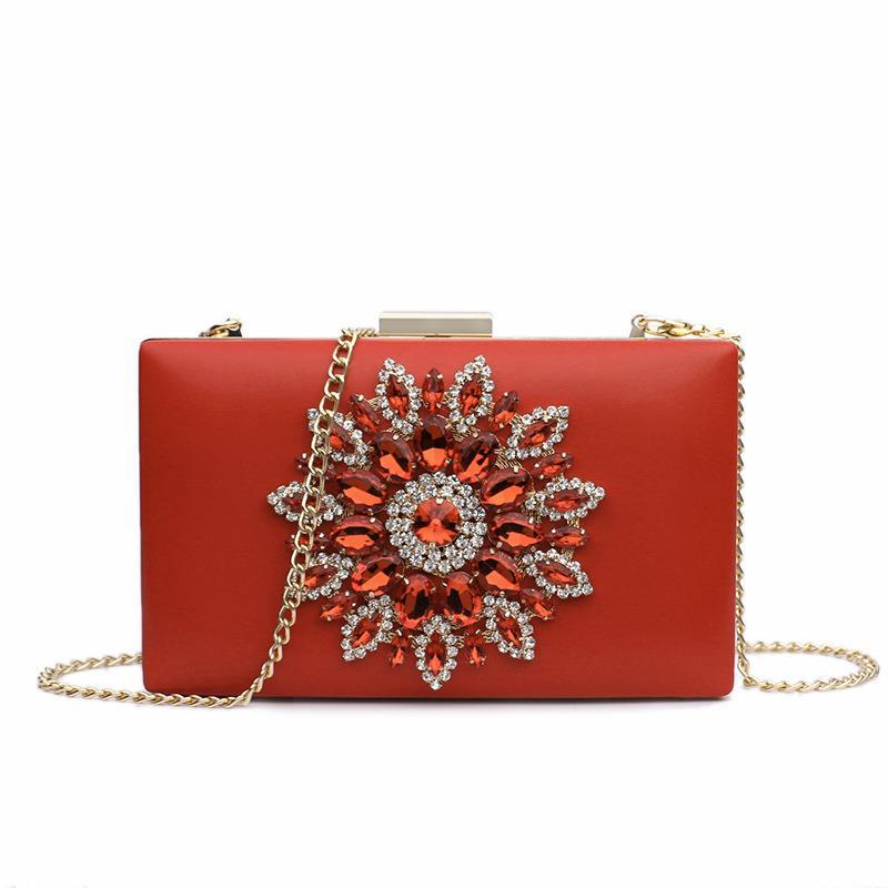 Diamond Chain One Shoulder Sling Bag 20cm
