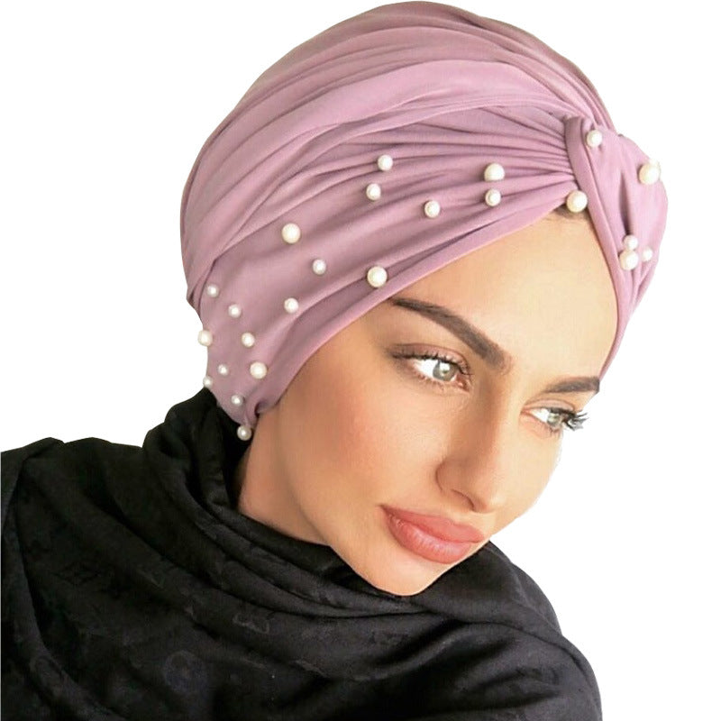 Cotton Jersey Muslim Turban Hat for Women