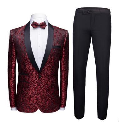 Men's Elegant Celebrity Sharp Shape Suits in Multiple Colors and Sizes