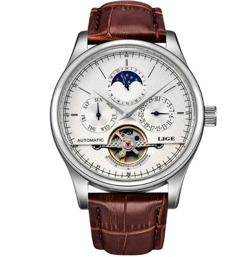 Men's Mechanical Business Casual Watch 43mm Waterproof