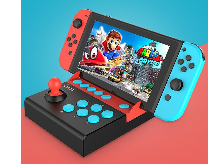 وحدة تحكم ألعاب القتال (Fighting Stick) لـ N-Switch مع وظيفة Turbo و 8 أزرار حركة