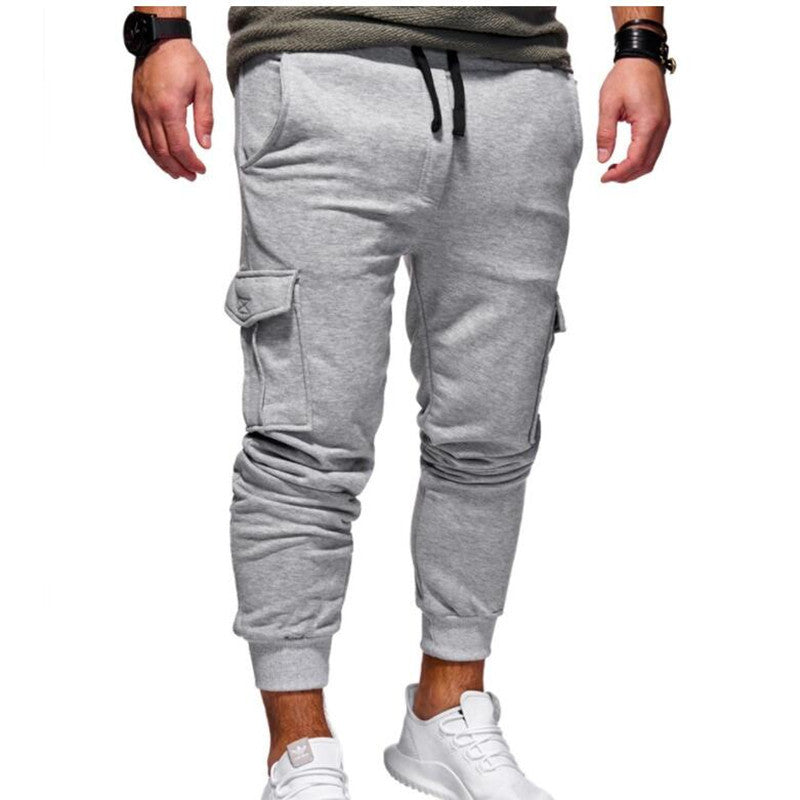 Men's Sport Jogger Sweatpants Polyester Lycra Stretch Fabric
