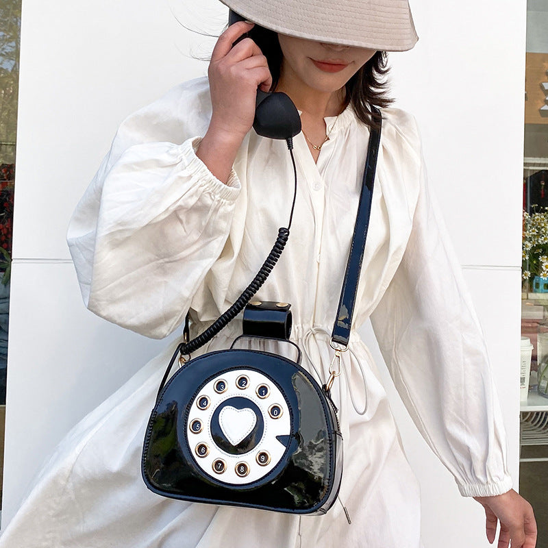 LA Fashion Women's PU Shoulder Handbag 21cm