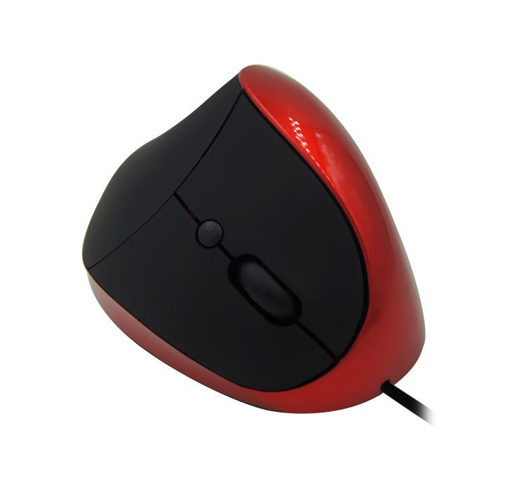 Ergonomic Vertical Wired Mouse with 6 Buttons and Adjustable DPI