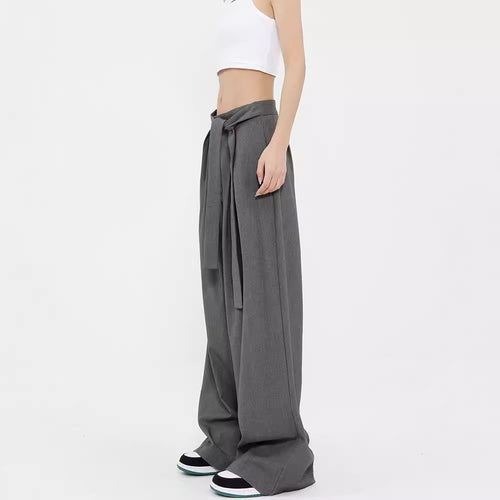 Pantalon Femme Décontracté Large Taille Moyenne
