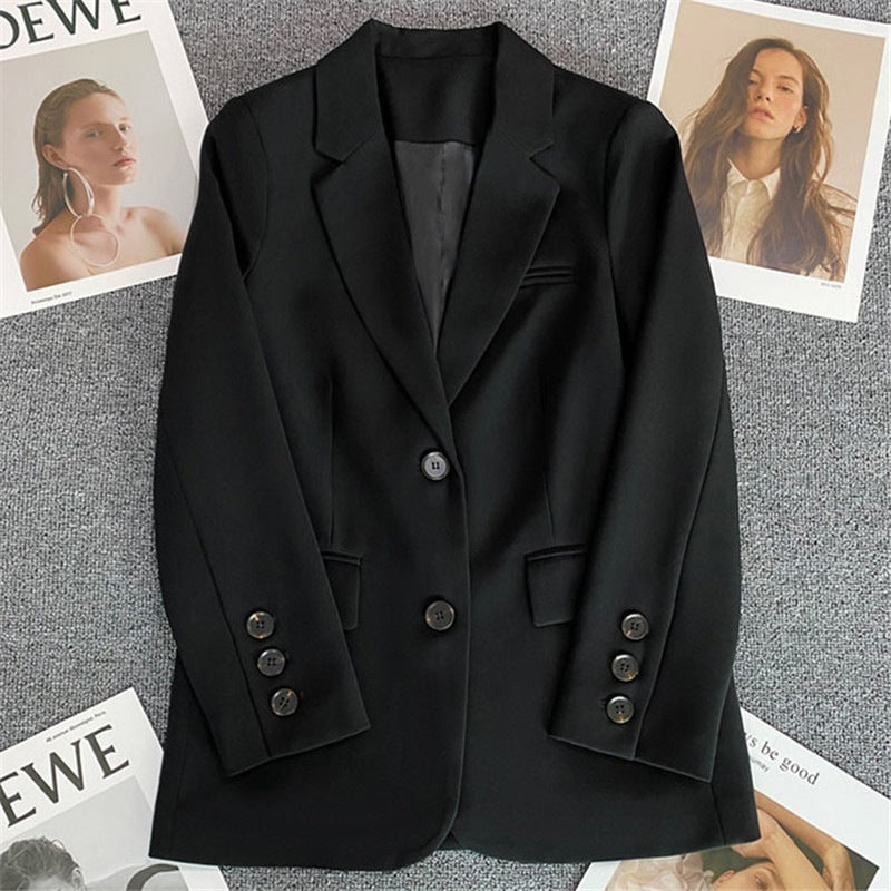 Casual Temperament Spring Autumn Street Style Small Suit Top