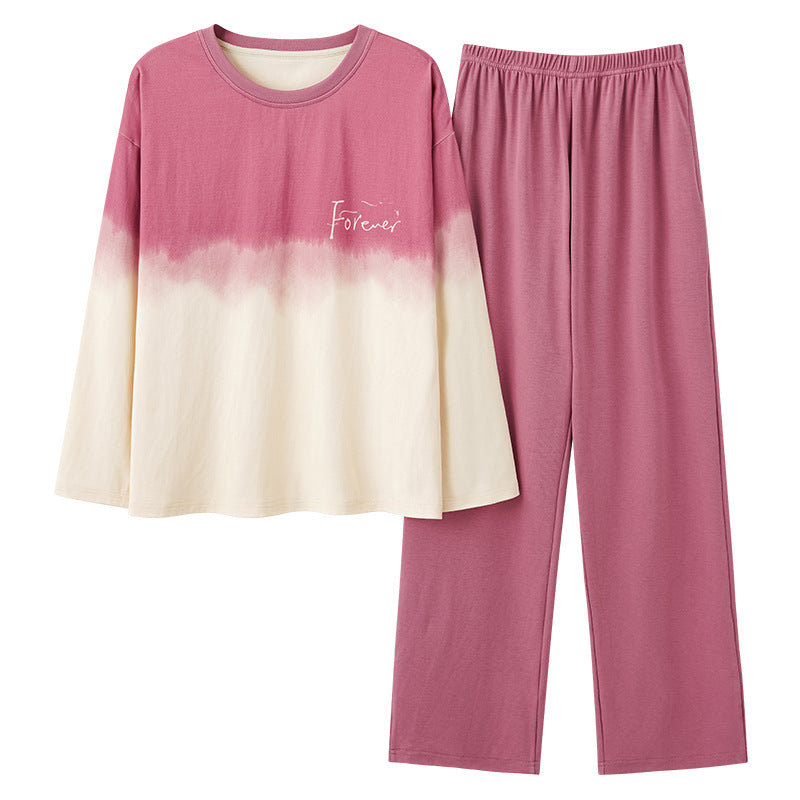 Ensemble pyjama femme doux et minimaliste pour le printemps et l'automne