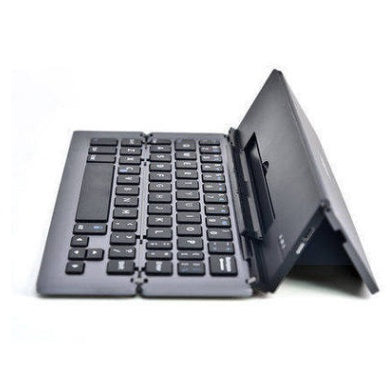 Compatible with Apple , Universel Sclim En Aluminium Pliable Sans Fil Bluetooth Clavier Pour IOS Windows Android Tablette Ou SmartPhone Pour iPad Samsung