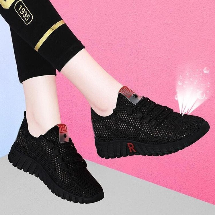 Korean Style PU Sneakers with Cross Lacing for Spring & Summer