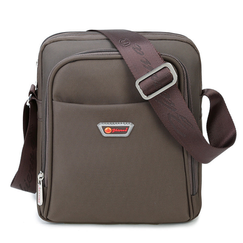 Sac bandoulière messager en toile Oxford pour homme, 10 pouces, taille moyenne