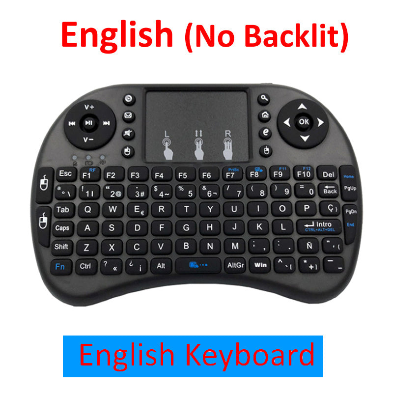 Wireless Mini 2.4G Keyboard with Large Touchpad and Dual Mouse Buttons