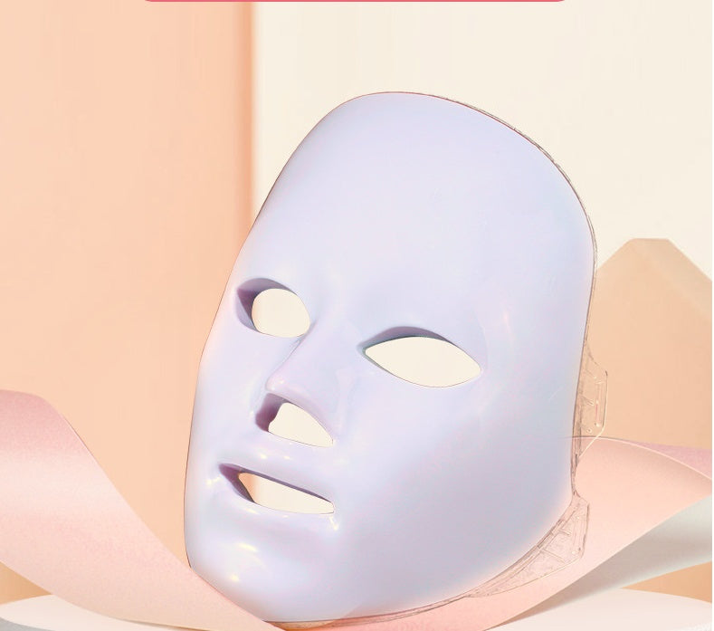 Photon IPL Skin Rejuvenation Instrument White Colorful LED Mask 25x20x16cm