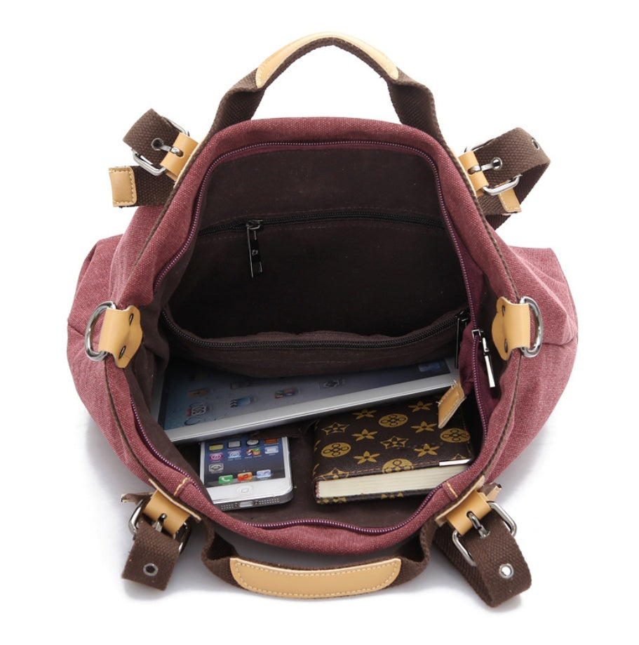 Vintage Casual Canvas Student Handbag Shoulder Bag