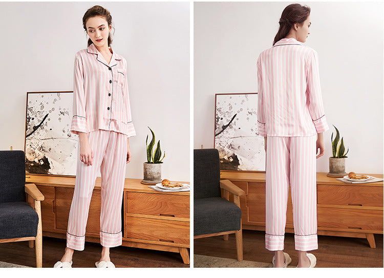 Ensemble de pyjama d'intérieur en soie