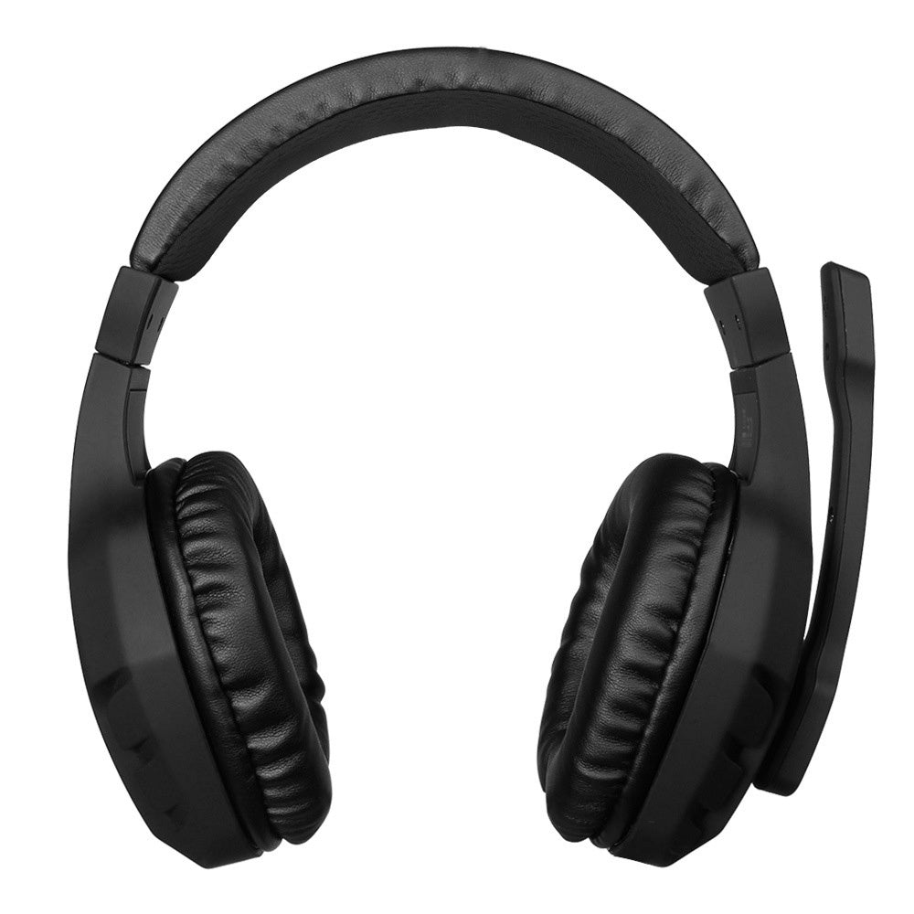 Casque de jeu PS4 filaire stéréo avec basses et microphone pour PC et TV
