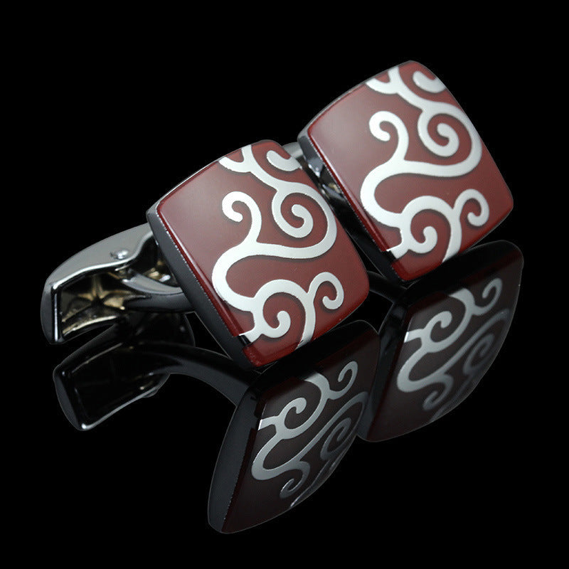 Men's High Quality French Copper Shirt Cufflinks 1.5x2cm Pair
