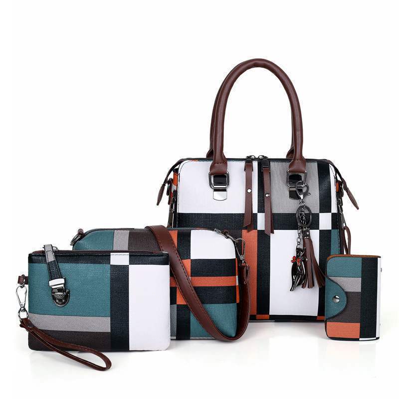Luxury Plaid Shoulder & Crossbody Handbags for Women