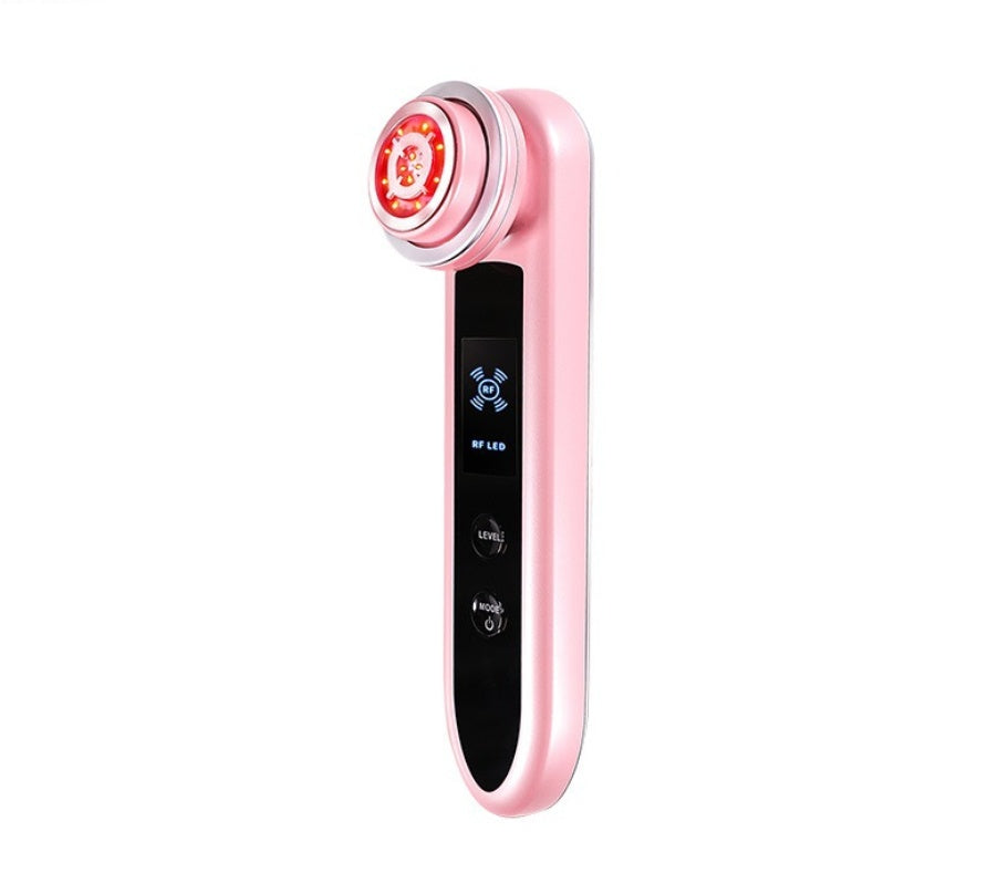 معدات تجميل ساخنة وباردة بتقنية الترددات الراديوية (RF) والتحفيز الكهربائي للعضلات (EMS) والاهتزاز والعلاج بالضوء
