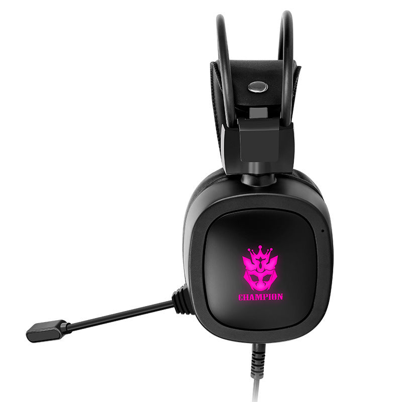 RGB Head-Mounted Gaming Headset with 50mm Drivers and USB Power