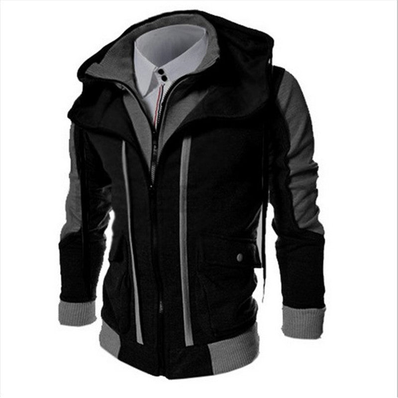 Casual Men’s Slim Fit Cotton Lined Hooded Jacket Coat