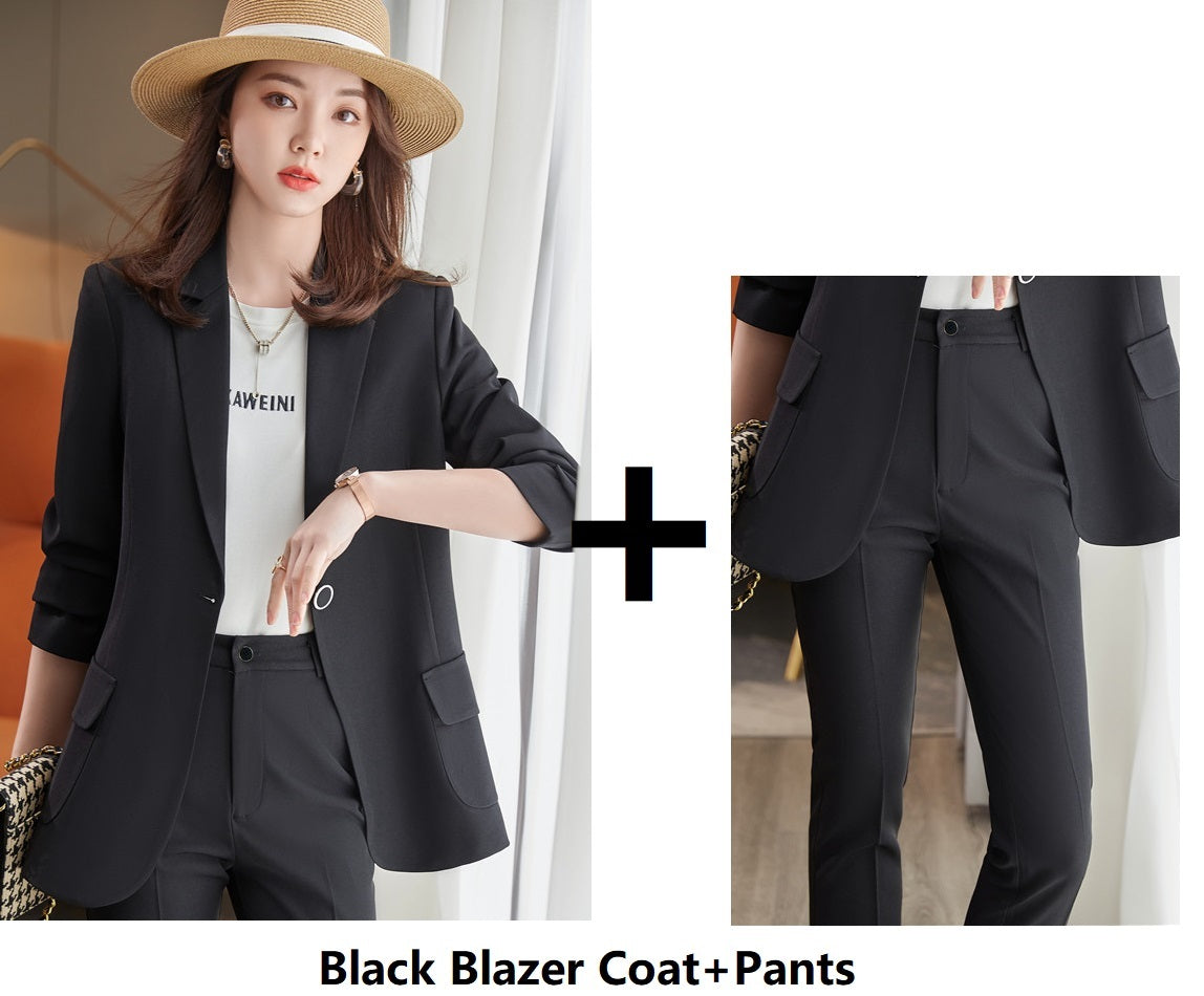 Ensemble deux pièces pour femme, mode décontractée et professionnelle