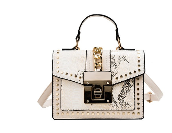 Alligator PU Women Shoulder Bag 21x15x9cm