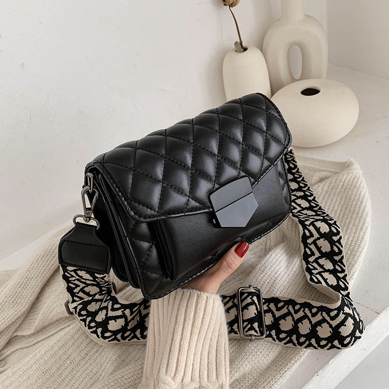 Women's PU Shoulder Bag - All-Match, 20x15x6cm, Black Red White