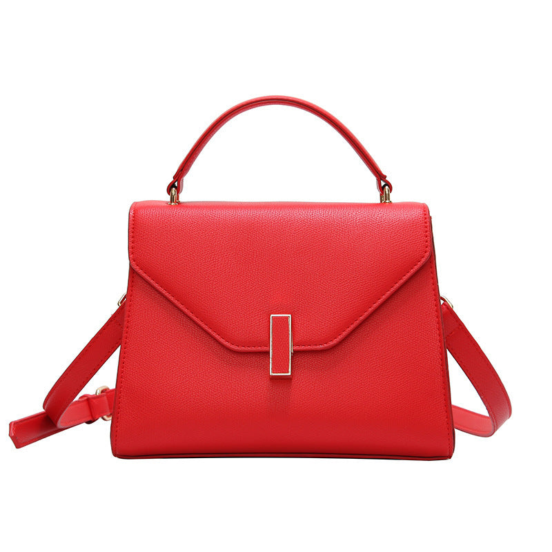 Simple lock handbag handbag fashion wild platinum bag tide shoulder female