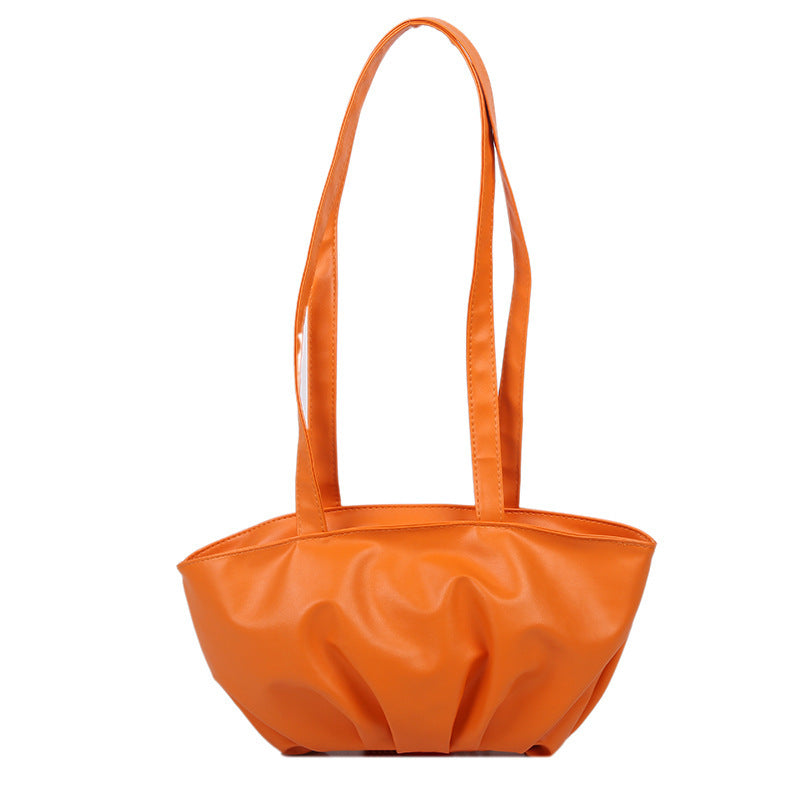 French Retro Small Square PU Shoulder Bag for Women