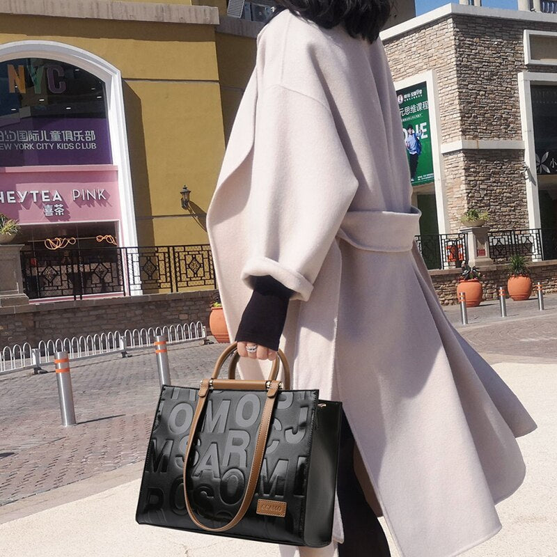 Autumn Winter Fashion PU One-Shoulder Messenger Bag