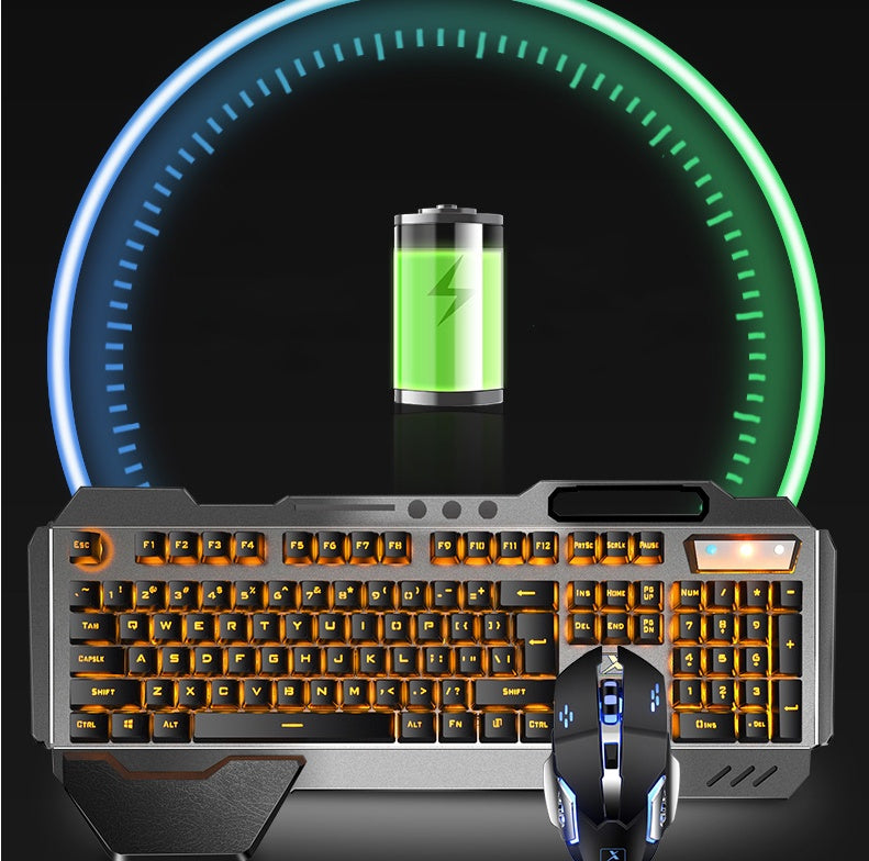 Wireless USB Keyboard and Mouse Set