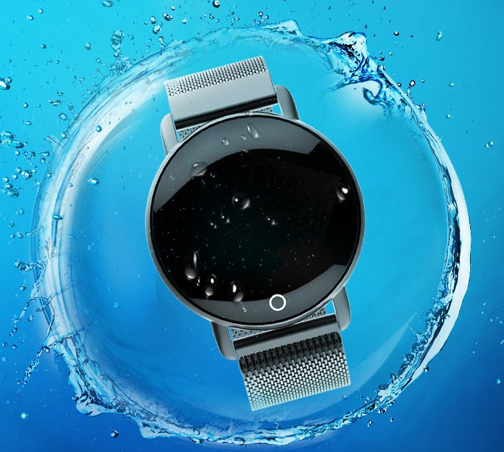 Smart Wristband 1.3" Silicone Heart Rate Monitor with Sleep & Activity Tracking