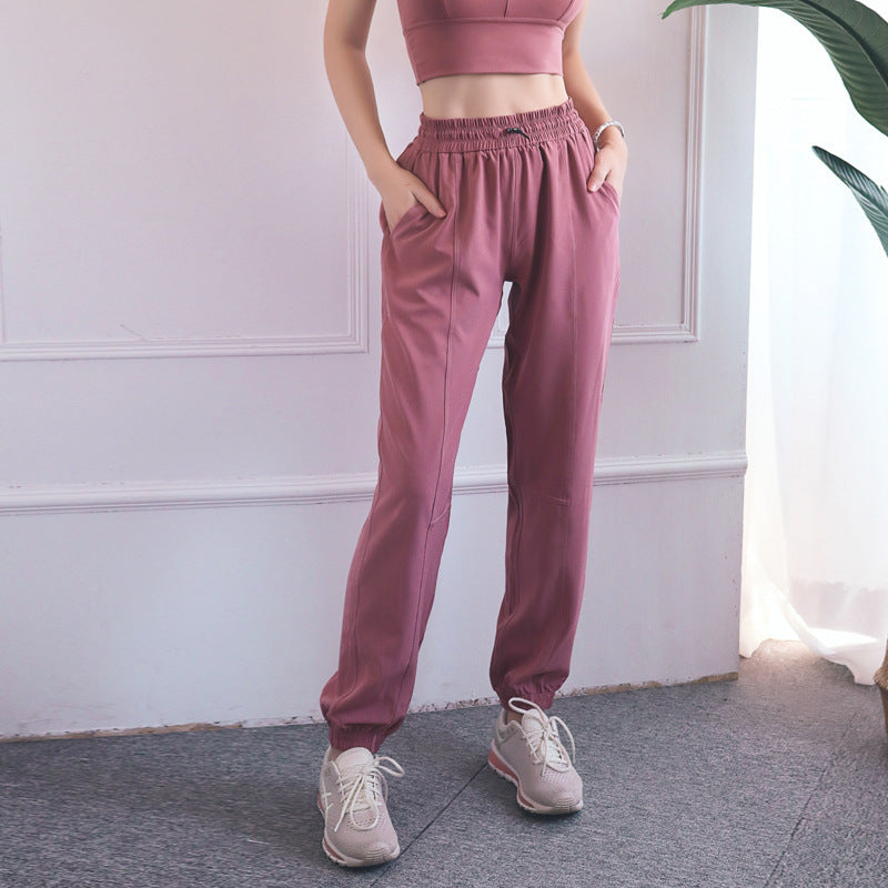 Pantalon Ample Décontracté en Polyester Respirant