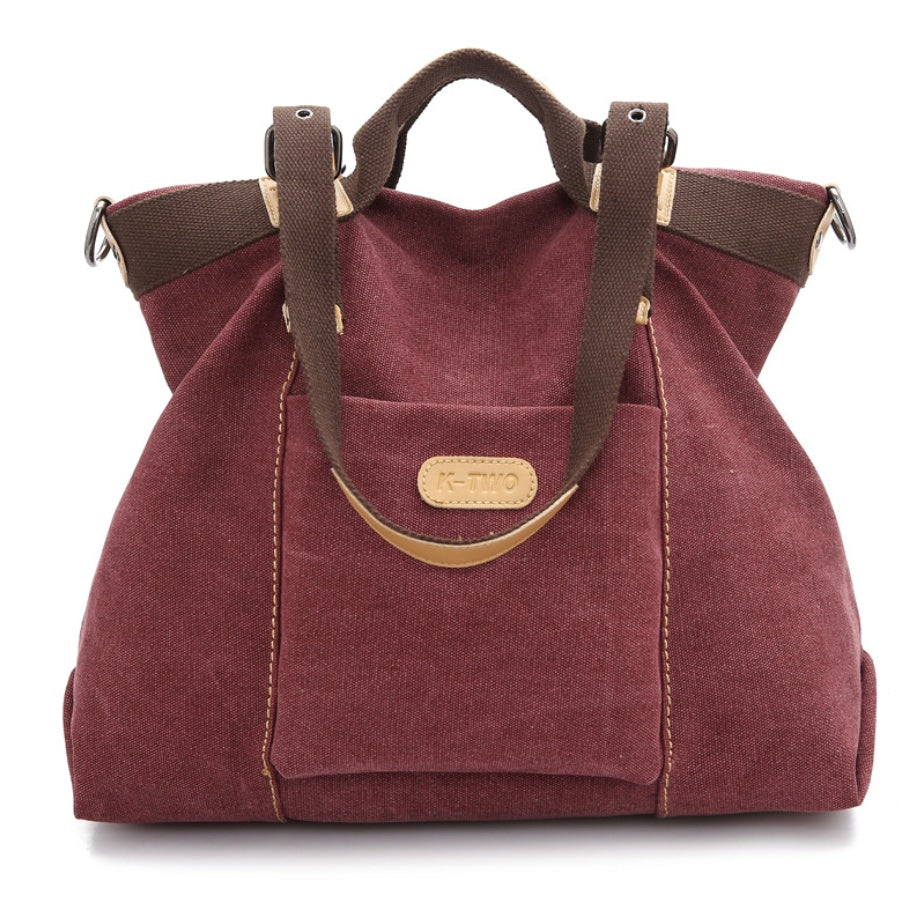 Vintage Casual Canvas Student Handbag Shoulder Bag