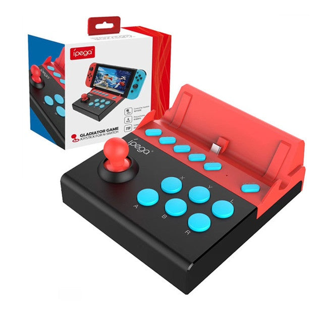 وحدة تحكم ألعاب القتال (Fighting Stick) لـ N-Switch مع وظيفة Turbo و 8 أزرار حركة