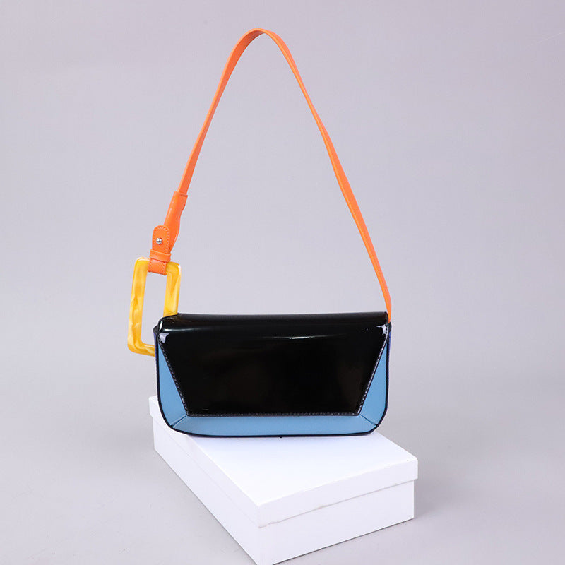 Sac à bandoulière en PU 26CM pour femme de niche française
