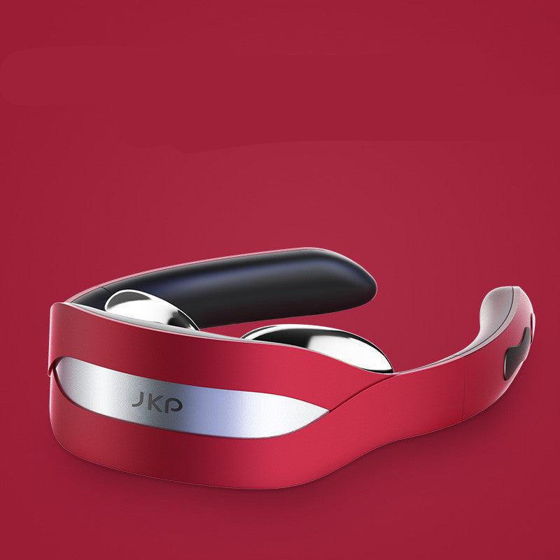 Rechargeable Neck Cervical Vertebra Massager with Heating Pain Relief and 15-Level Intensity