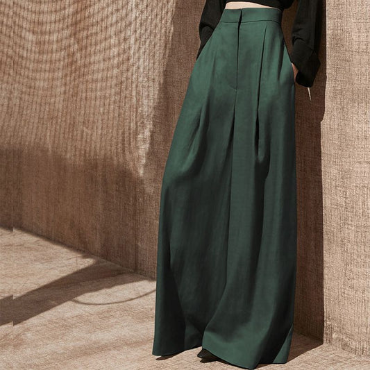 Winter Thin High Waist Casual Pants Mop The Floor