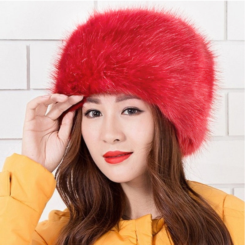 Chapeau Dôme Mixte Renard Fourrure Lei Feng