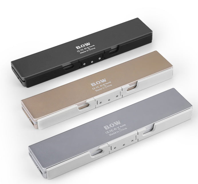 Mini Folding Bluetooth Wireless Keyboard with 3-Device Memory