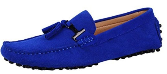 Casual Genuine Cowhide Leather Tassel Flats Shoes for Women