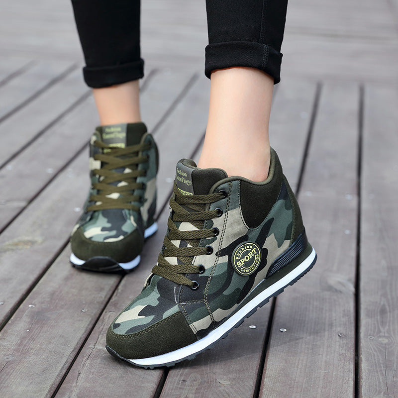 Camouflage Sports Shoes Canvas EVA Sole Sizes 34-42