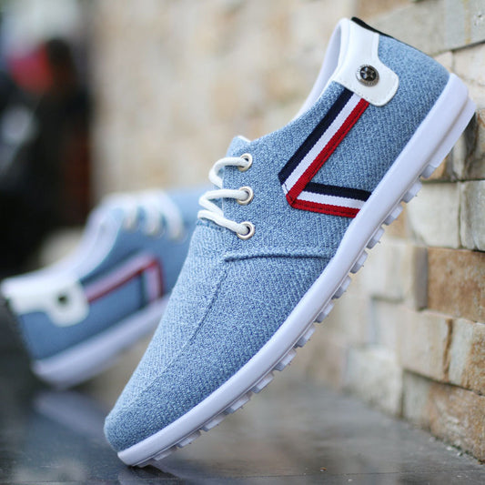 Solid Color Non-slip Men Driving Shoes Spring Autumn New Leather Breathable Men's Peas Shoes British Casual Sneakers