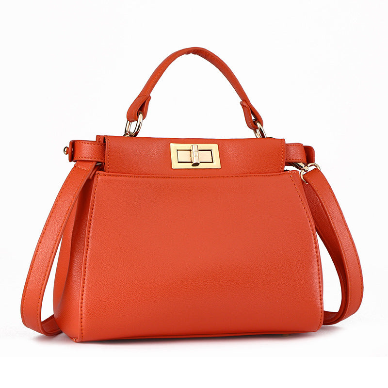 Stylish Soft PU Shoulder Bag 23cm