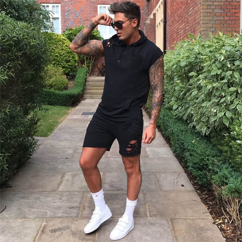 Men's Tights Sportswear Running Sports Suit Training Suit